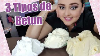 👩‍🍳 3 Tipos de Betun 👩‍🍳 CON LUDDYS [upl. by Noemad]