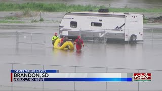 Water rescue at Husets Speedway [upl. by Magena]