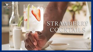 The Perfect Strawberry Cocktails  Grey Goose Vodka [upl. by Akiemehs]