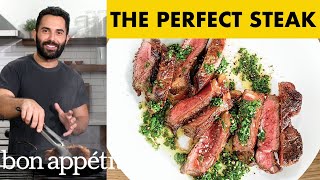 How To Cook A Perfect Steak At Home  Bon Appétit [upl. by Eatnhoj]