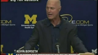 Michigan Head Coach Kevin Borseth Rant  High Quality [upl. by Lobiv252]