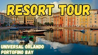 Portofino Bay Hotel and FULL Room Tour  Universal Orlando [upl. by Zarah713]