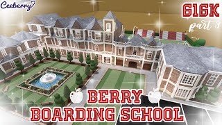 Bloxburg  Berry Boarding School Part 3  Speed Build [upl. by Ahcropal995]