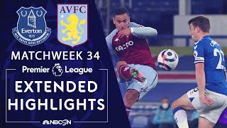 Everton v Aston Villa  PREMIER LEAGUE HIGHLIGHTS  5012021  NBC Sports [upl. by Hartill]