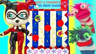 Harley Quinn Plays Fizzy and Phoebes Disk Drop Game [upl. by Oker]