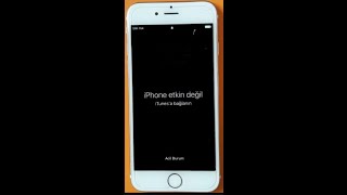 Iphone etkin değil  ITunese bağlanın Sorunu nasıl çözülür [upl. by Anigger897]