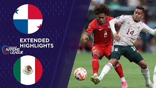 Panama vs Mexico Extended Highlights  CONCACAF Nations League  CBS Sports Golazo [upl. by Novart283]