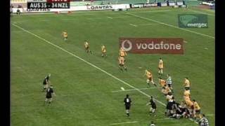 quotThe Greatest Game of Rugby Ever Playedquot  Wallabies Vs All Blacks Sydney 2000 [upl. by Eerpud740]