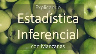 Explicando Estadística Inferencial con manzanas [upl. by Previdi]