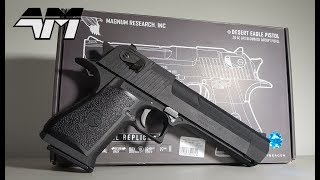 CYBERGUN DESERT EAGLE Fully Licensed  Full Metal  WE OEM  Airsoft Unboxing Review [upl. by Margery798]