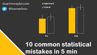 Ten Statistical Mistakes in 5 Min [upl. by Akins]