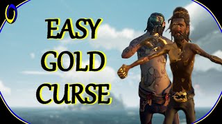 GOLD CURSE FAST AND EASY spoiler free  Sea of Thieves Tips [upl. by Aziram]