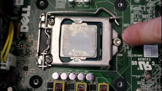 Dell Optiplex 9020 SFF  How to replace the CPU and thermal paste [upl. by Ahseinet]