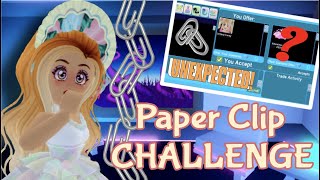 UNEXPECTED Paperclip Challenge in Royale High [upl. by Nelyt906]