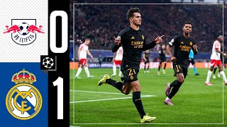 RB Leipzig 01 Real Madrid  HIGHLIGHTS  Champions League [upl. by Lakin]