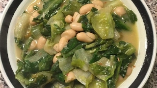 Easy Escarole and Cannellini Beans Recipe [upl. by Deland]