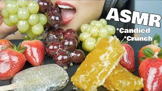 ASMR CANDIED FRUITS Tanghulu HONEYCOMB  ALOE VERA CRACKLING EATING SOUNDS No Talking  SASASMR [upl. by Hassi]