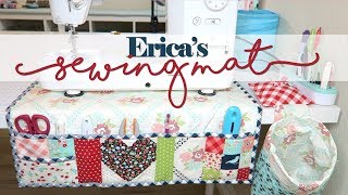 Ericas Sewing Machine Mat  TUTORIAL [upl. by Gomar]