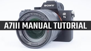 Sony A7III Manual Mode Tutorial [upl. by Darell936]