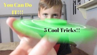 5 Easy Pro Fidget Spinner Tricks [upl. by Charters]