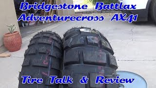 Bridgestone Battlax Adventurecross AX41 Review [upl. by Peppy]