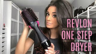 REVLON ONESTEP HAIR DRYER  Review amp Tutorial [upl. by Ellan]