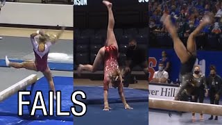 NCAA Gymnastics Falls and Fails 2021 [upl. by Ameehs]