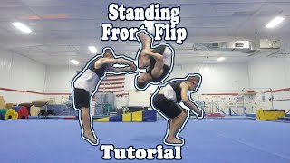 Standing Frontflip Tutorial [upl. by Eenrahc]