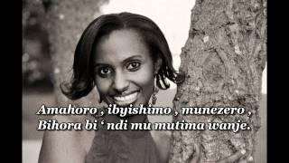 AMAHORO by Gaby with Lyrics [upl. by Kabab]