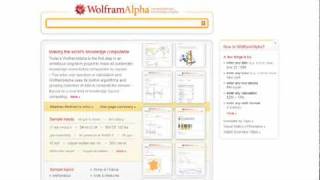 Quick Tour of WolframAlpha Notebook Edition [upl. by Goddord906]