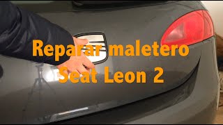 Reparar cerradura maletero Seat Leon 2 [upl. by Nolyaw]