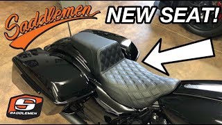 HARLEY DAVIDSON TOURING SADDLEMEN STEP UP SEAT INSTALL IN DEPTH REVIEW [upl. by Chard]