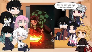 Hashira React to Tanjiro and Nezuko Gacha Club [upl. by Jemimah701]