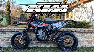 KTM EXC 530 Supermoto Build  Ktm Tunning Story [upl. by Ivers]