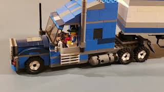 LEGO Semi Truck Tutorial [upl. by Modie256]