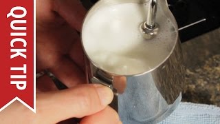 How to AutoFroth Milk for Lattes [upl. by Ryhpez508]