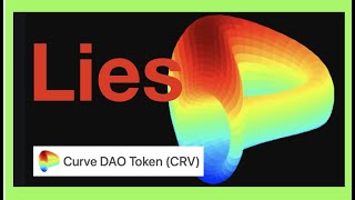 Curve DAO Token CRV Just the FACTS [upl. by Philana790]