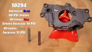 GM LS oil pump pressure relief spring selection from MELLING [upl. by Xyla796]