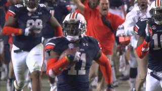 AuburnAlabama Iron Bowl Kick Six Goes Epic [upl. by Odnalor]