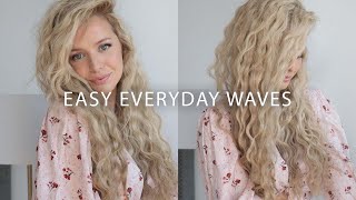 THE BEST 10 MIN WAVY HAIR TUTORIAL 💕 [upl. by Norvall]