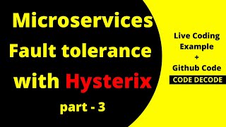 Hystrix circuit breaker And Fault Tolerance in Microservices Spring boot Microservices in Java [upl. by Rodman]