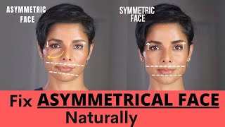 You Can FIX ASYMMETRICAL FACE NATURALLY by making these 5 CHANGES [upl. by Ahsinej937]