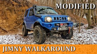 Off Road Modified Suzuki Jimny  4x4 Rig WalkAround Review  PART 1 [upl. by Starobin]