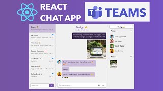 Chat Application using React JS  Build and Deploy a Chat App in 1 Hour Microsoft Teams [upl. by Ressan]