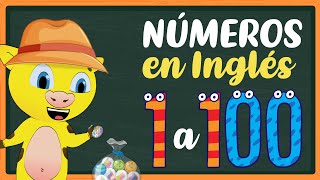 Los Números en Inglés del 1 al 100  Contar hasta el 100 en Inglés [upl. by Esyahc395]