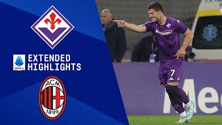 Fiorentina vs AC Milan Extended Highlights  Serie A  CBS Sports Golazo [upl. by Armat]