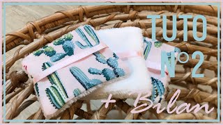 DIY Couture lingettes lavables  Bilan 14 mois dutilisation  Cecile [upl. by Mccready456]