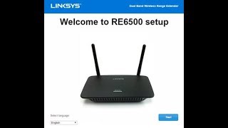 How to Setup Linksys RE 6500 Range Extender l Dual Band [upl. by Ramsay644]