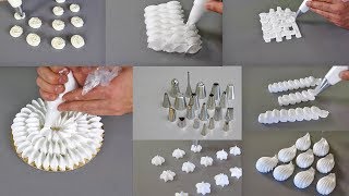 Como utlilizar las boquillas esenciales en pastelería How to use the essential nozzles for pastry [upl. by Haidabo]