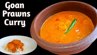 Goan Prawn Curry Recipe  Prawn Curry With Coconut  Sungtachi Kodi  Goan Recipes [upl. by Onek]